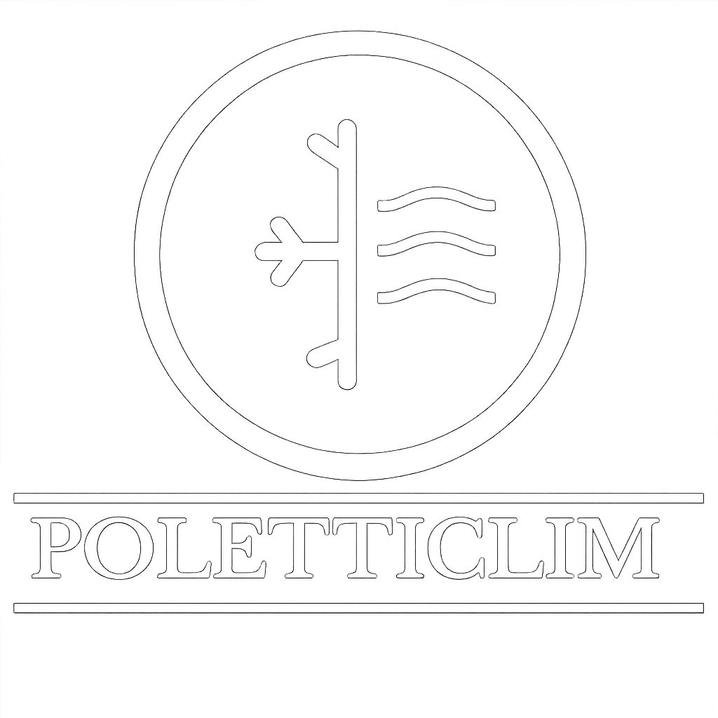 Logo Poletti Clim blanc sur fond transparent
